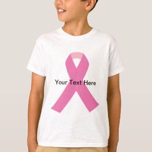 T-shirt ruban rose de conscience de cancer du sein