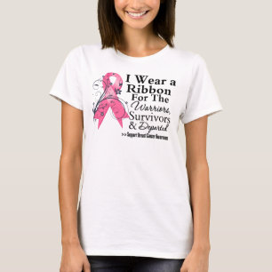 T-shirt Ruban rose d'hommage - cancer du sein