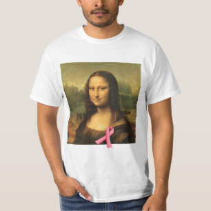 T-shirt Ruban rose Mona Lisa