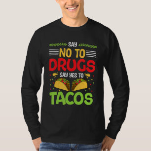 T-shirt Ruban Rouge Sensibilisation à la Drogue Dire Non A