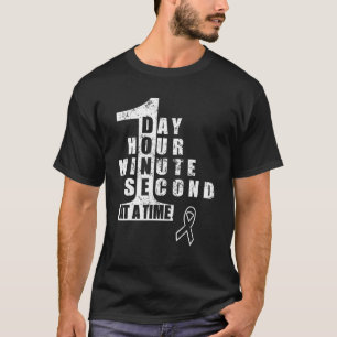 T-shirt Ruban Rouge Un Jour À La Fois Sensibilisation Vint