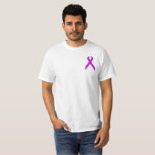 T-shirt Ruban standard violet (Devant entier)