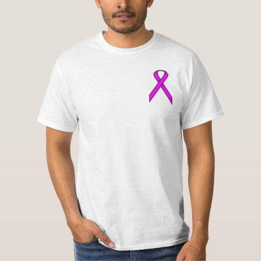 T-shirt Ruban standard violet (Devant)