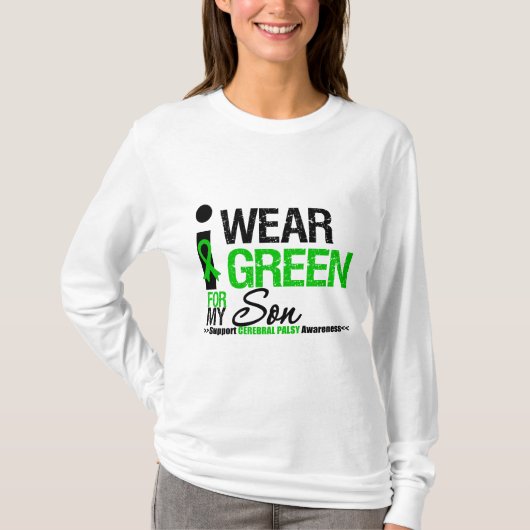 T-shirt Ruban vert d'usage de l'infirmité motrice (Devant)