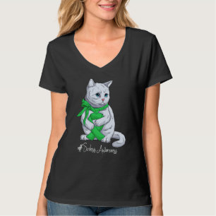 T-shirt Ruban Vert Mois de la sensibilisation à la scolios