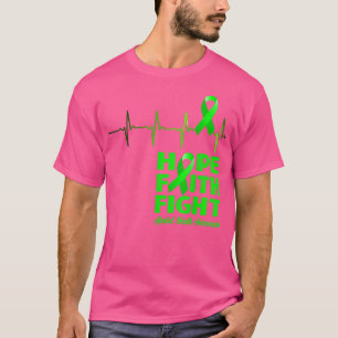 T-shirt Ruban Vert Pour La Santé Mentale 1512