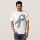 T-shirt Ruban vide de gestes de soutien (Devant entier)