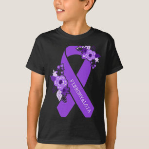 T-shirt Ruban Violet de Sensibilisation Taille Pochette