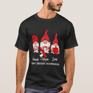 T-shirt Rubans de soutien aux lutins mignons pour la sensi