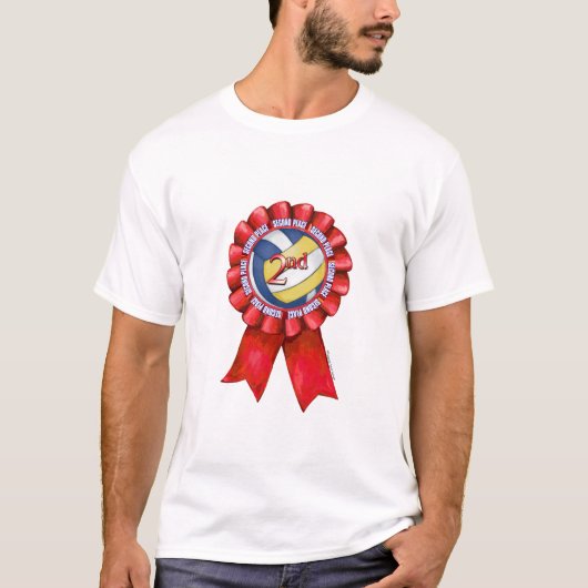 T-shirt Rubans de Volley-ball 2ème (Devant)