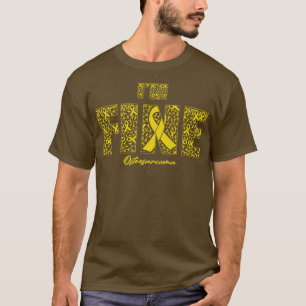 T-shirt Rubans Fibres De Sensibilisation À L'Ostéosarcome