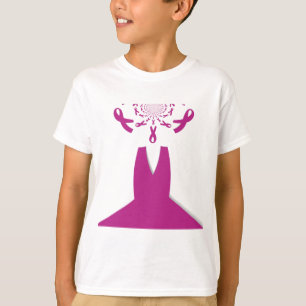 T-shirt Rubans rose Cancer du sein Sensibilisation Art Imp