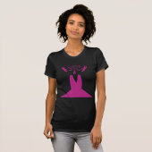 T-shirt Rubans rose Cancer du sein Sensibilisation Art Imp (Devant entier)