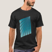 T-shirt Rubans turquoise (Devant)