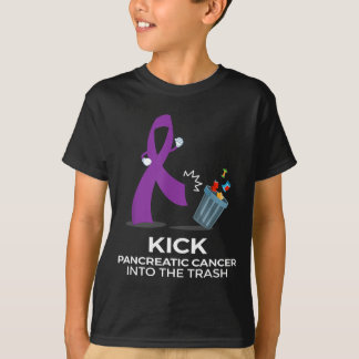 T-shirt Rubans violets pour la sensibilisation au cancer d