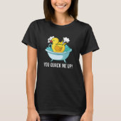 T-shirt Rubber Duck Ducks Duck Bathroom Bubble 1 (Devant)