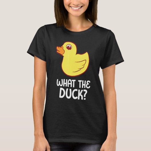 T-shirt Rubber Duck What Duck Rubber Duck (Devant)