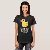 T-shirt Rubber Duck What Duck Rubber Duck (Devant entier)