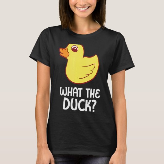 T-shirt Rubber Duck What Duck Rubber Duck (Devant)