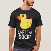 T-shirt Rubber Duck What Duck Rubber Duck (Devant)
