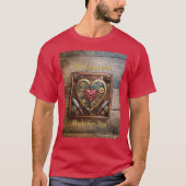 T-shirt Rubies Et Couteaux Coeur Steampunk Series (Devant)