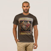 T-shirt Rubis Et Engrenages Série Steampunk Heart (Devant entier)