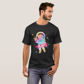 T-shirt RUBY - Adorable nom de fille avec astronaute migno (Devant entier)