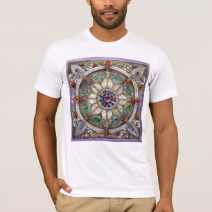 T-shirt Ruby, Amethyst, Sapphire et Pearl Mandala