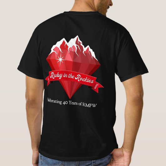 T-shirt Ruby dans les Rocheuses (Dos)