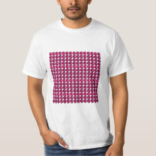 T-shirt Ruby Gemstone Art, Rouge