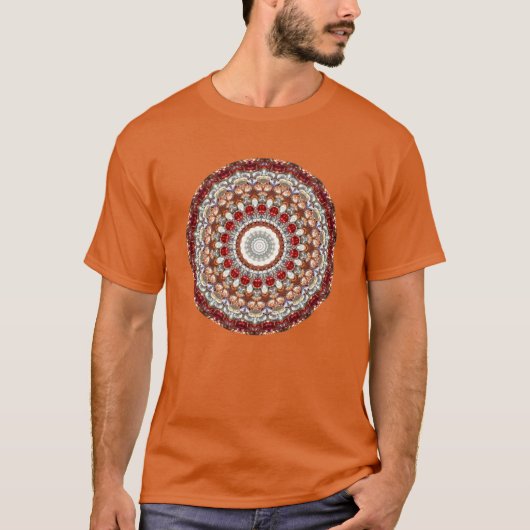 T-shirt Ruby & Pearl Mandala : Pour Charme & Beauté (Devant)