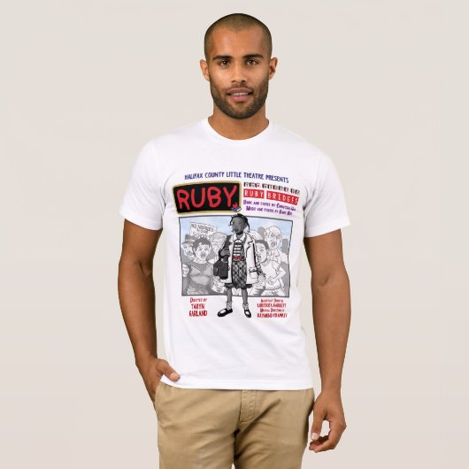 T-shirt RUBY Production Mannen (Voorkant volledig)