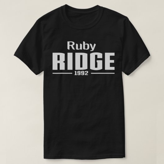 T-shirt Ruby Ridge Idaho 1992 1  (Design devant)