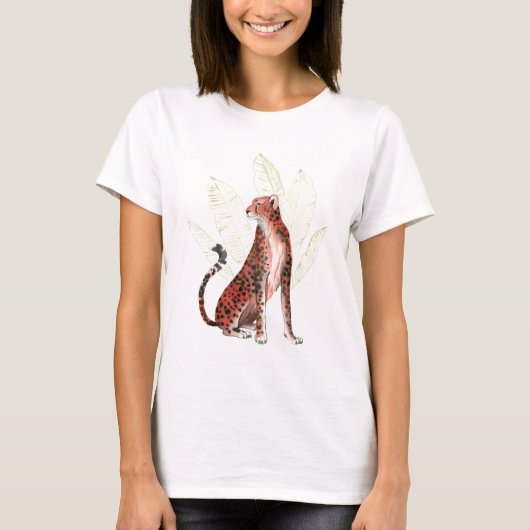 T-shirt Ruby Runner Leopard (Devant)