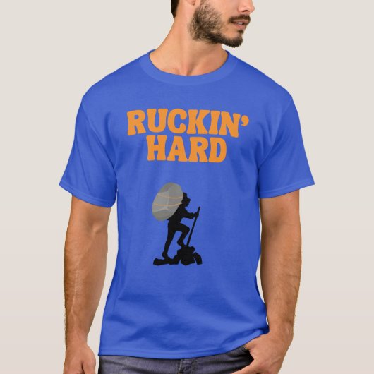 T-shirt Ruckin' Difficile pour le Ruckin Hiker (Devant)