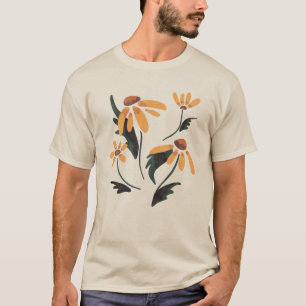 T-shirt Rudbeckia Hirta Black-Eyed Susan Fleurs esthétique