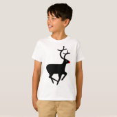 T-shirt Rudolf le renne à nez rouge (Devant entier)