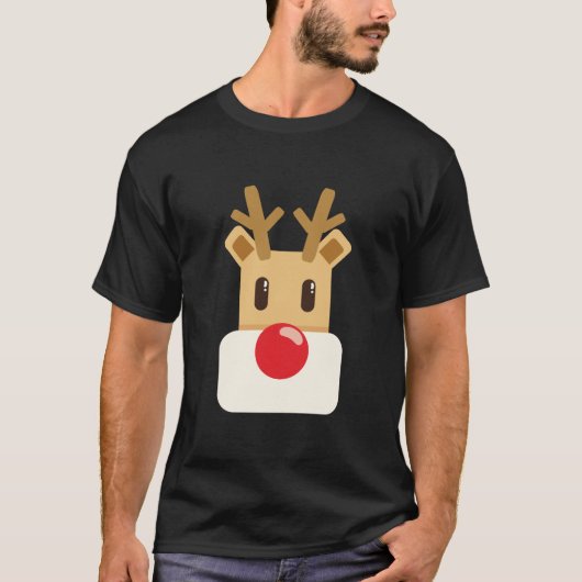 T-shirt Rudolph Face (Devant)