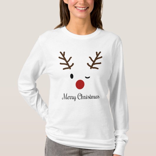 T-shirt Rudolph Joyeux Noël (Devant)
