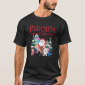 T-shirt Rudolph Le Noël des rennes à nez rouge (Devant)