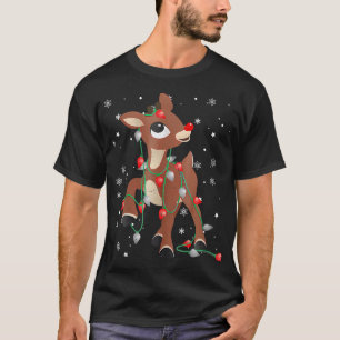 T-shirt Rudolph Le Renard Rouge Pour Les Enfants