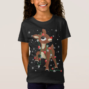 T-Shirt Rudolph Le Renne À Nez Rouge