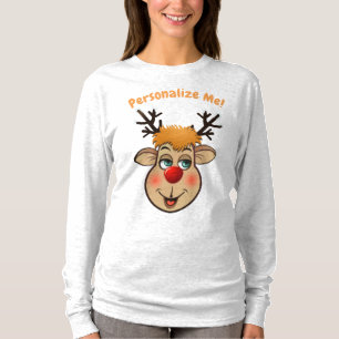 T-shirt Rudolph - Père Noël Renard à nez rouge