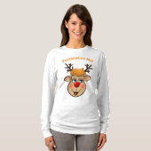 T-shirt Rudolph - Père Noël Renard à nez rouge (Devant entier)