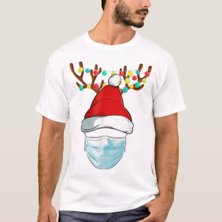 T-shirt Rudolph Reindeer porte le masque Christa