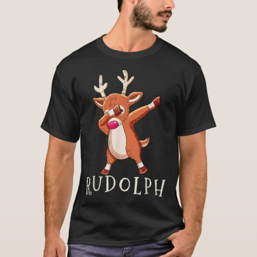 T-shirt Rudolph Santas Reindeers Family Matching Outfit Ch (Devant)