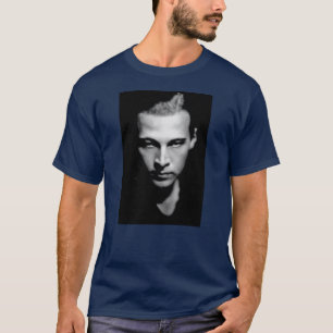 T-shirt Rudolph Valentino noir et blanc