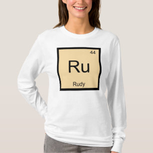 T-shirt Rudy Nom Chimie Élément Tableau périodique