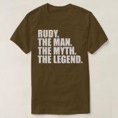 T-shirt RudyRudy Nom Rudy prénom (Design devant)
