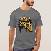 T-shirt Rue New York Graffiti (Devant)